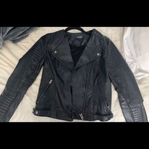 Topshop leather jacket in the size US4